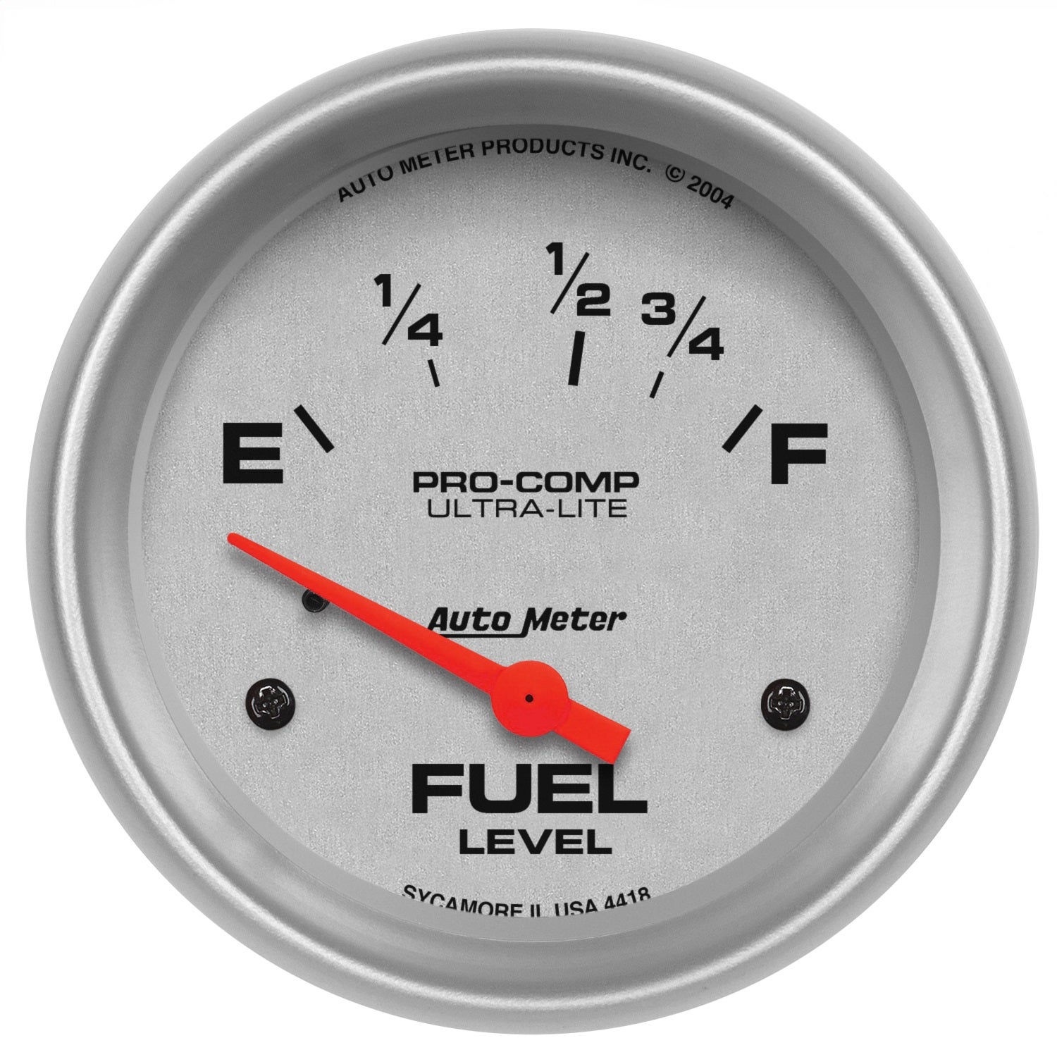 Autometer 4418 Ultra-Lite Electric Fuel Level Gauge   Ultra-Lite Electric Fuel