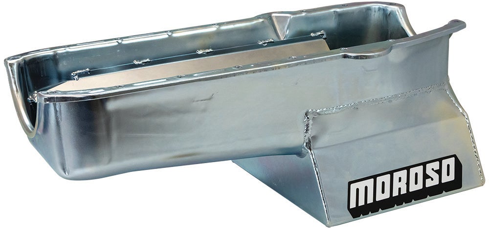 Moroso 20201 8.25" Oil Pan For Chevy Small-Block Engines With Passenger-Side