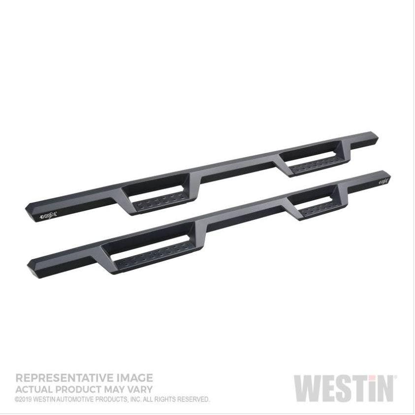 Westin Hdx Drop Nerf Step Bars   Silverado/Sierra 1500 Double Cab 2019-2020