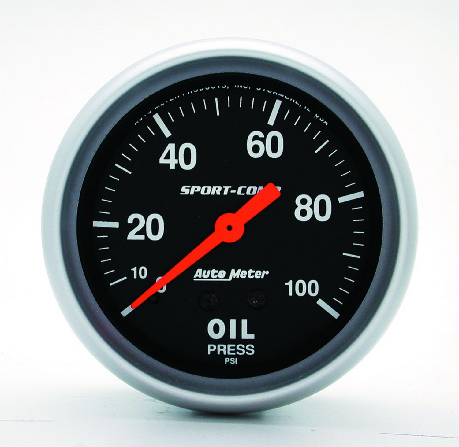 Autometer 3421 Sport-Comp Mechanical Oil Pressure Gauge Auto Meter Products