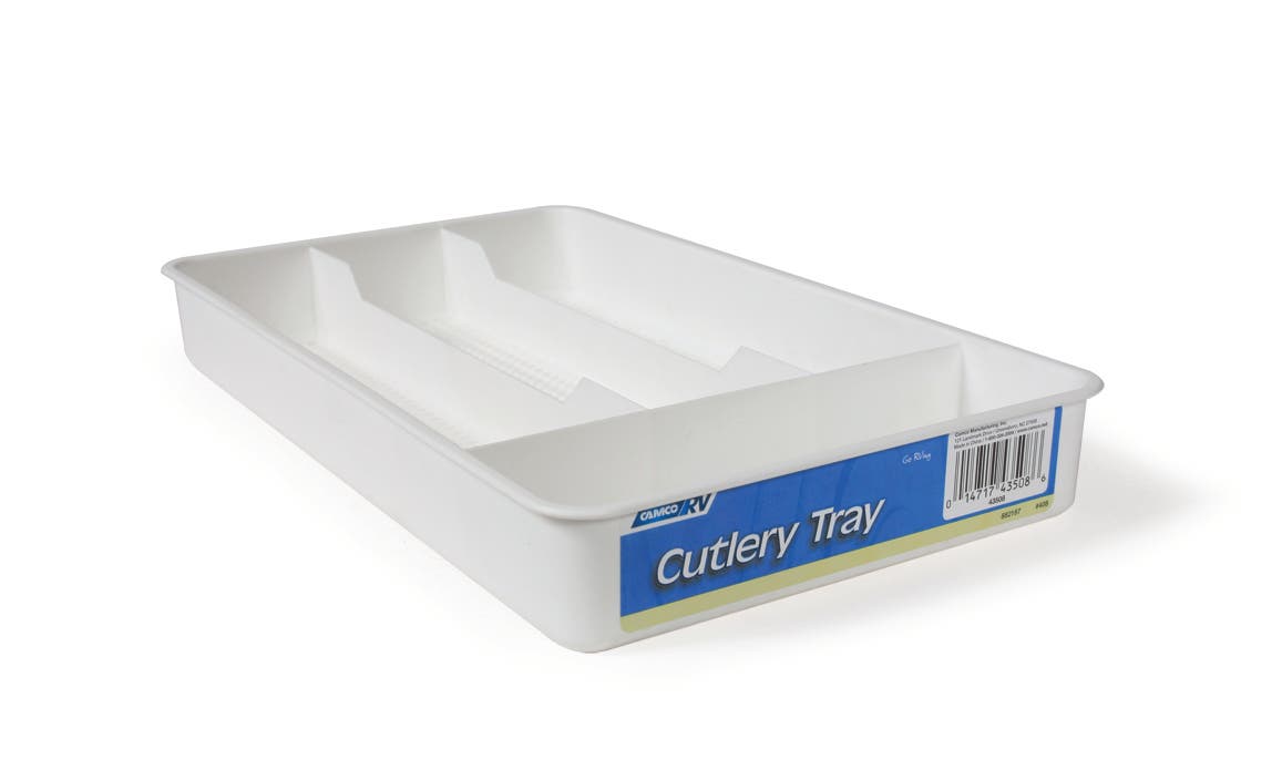 Camco 43508 Cutlery Tray - Designed For Rv And Compact Kitchen Drawers - Easily