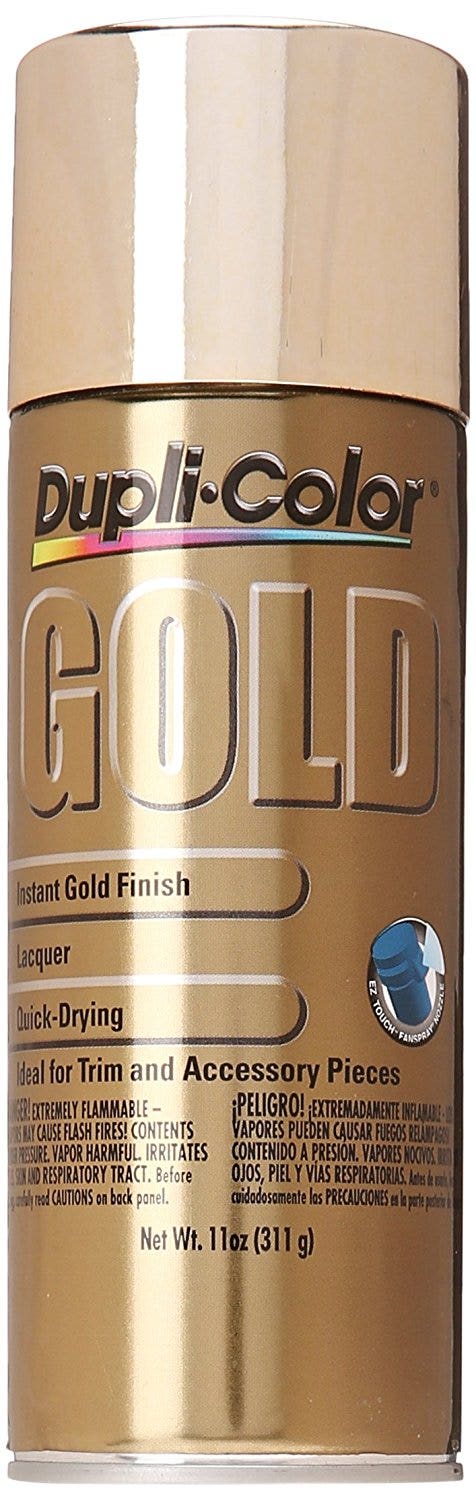 Dupli-Color Paint Gs100 Dupli-Color Automotive Metallic; Gold Automotive
