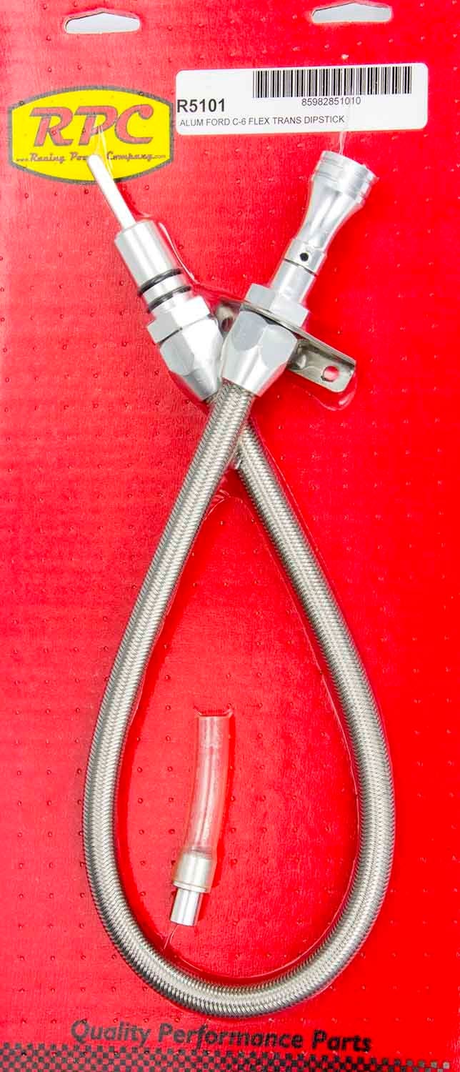Racing Power Company R5101 Flexible Transmission Dipstick For Ford C6   Flexible