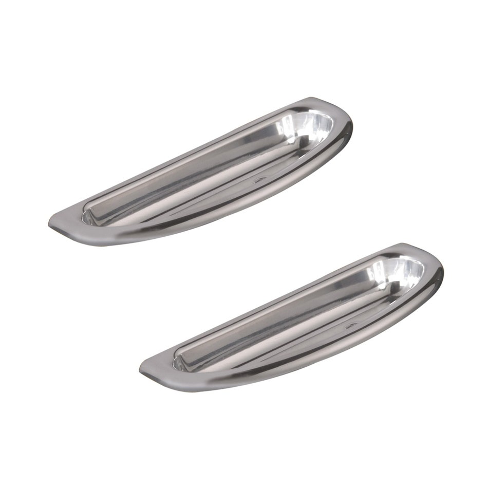 Polish Crescent Oval Arm Rest Door Pull Polish Crescent Oval Arm Rest Door Pull
