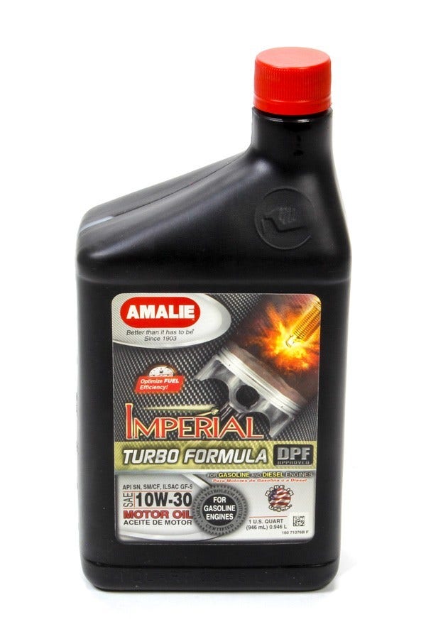 Amalie (71076-56) Imperial Turbo Formula 10W-30 Motor Oil - 1 Quart Bottle