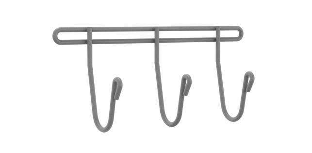 Kargo Master J Hook (3 Prong) Shelf Accessories Grey   Storage Cabinet Equipment