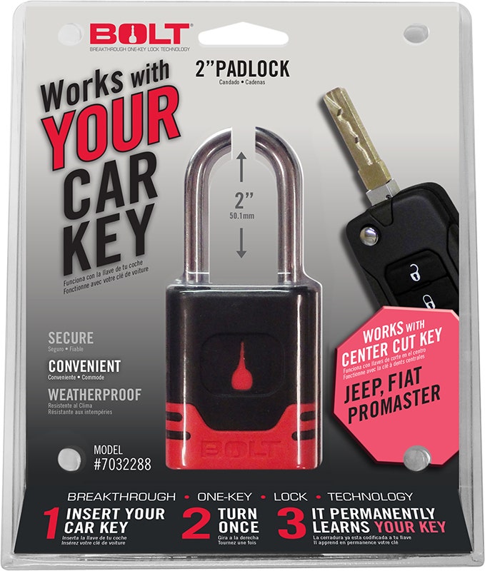 Bolt Padlock Jeep Center Cut  Padlock Jeep Center Cut