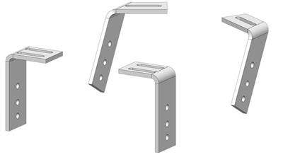 14/18K Sglide Univrsal   Fifth Wheel Trailer Hitch Mount Kit Superrail;