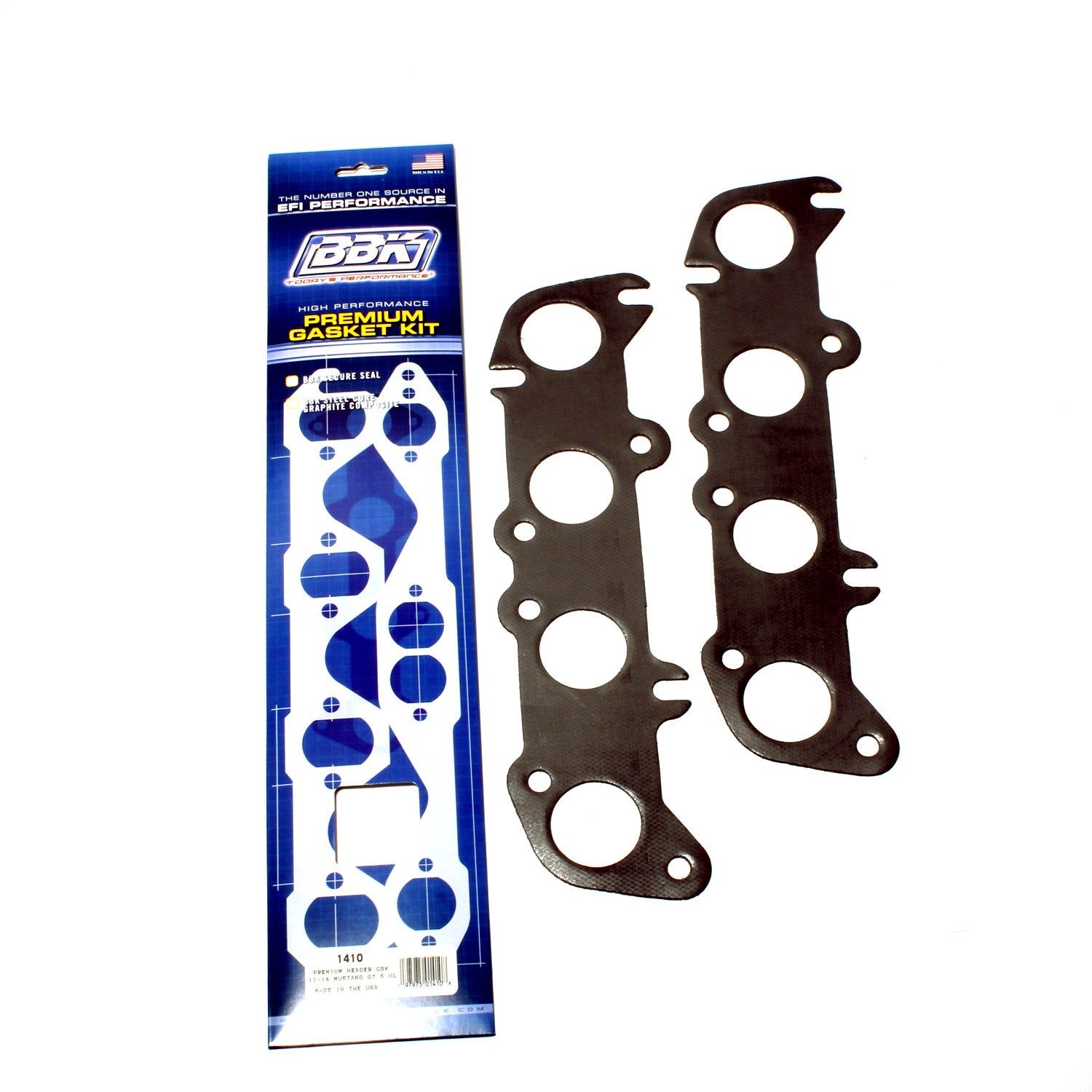 Bbk Performance 1410 Premium Header Gasket Set Fits 11-23 Mustang Bbk
