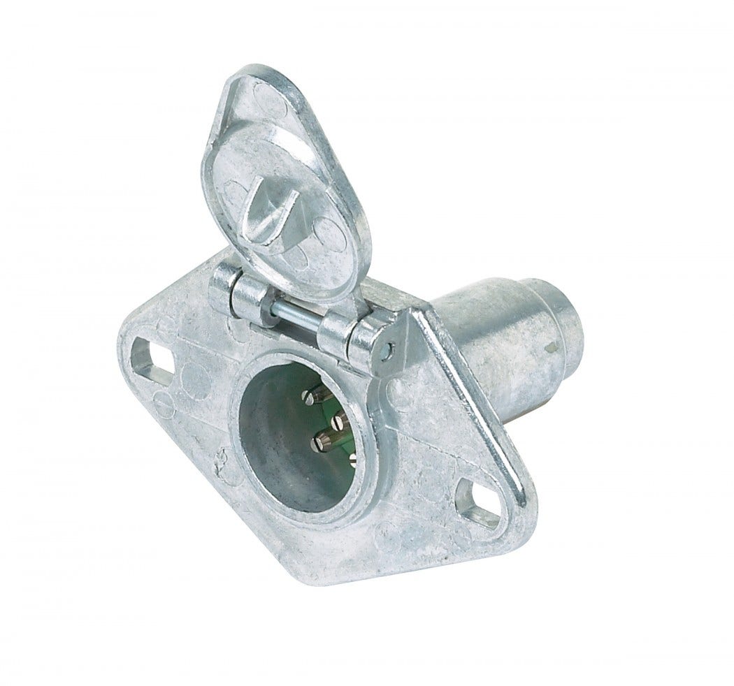 Hopkins 48435 6 Pole Round Vehicle Connector Hopkins  6 Pole Round Vehicle