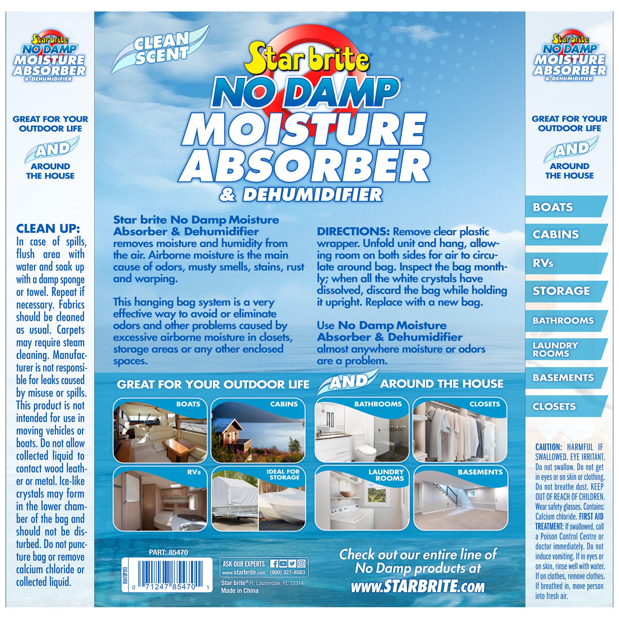 Star Brite No Damp Moisture Absorber & Dehumidifier Bag - Thumbnail 5