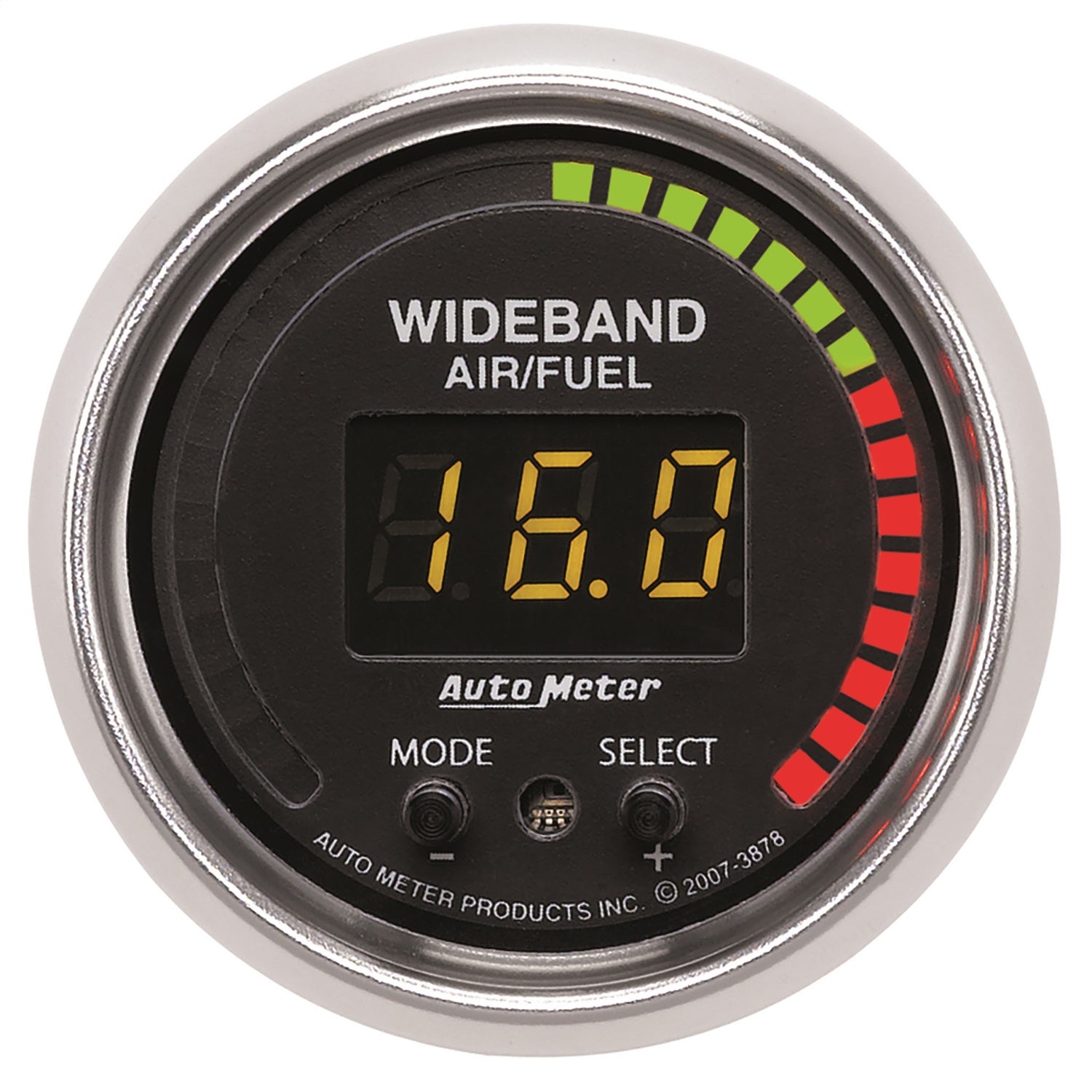 Autometer 3878 Gs Air/Fuel Ratio Gauge   Gs Air/Fuel Ratio Gauge