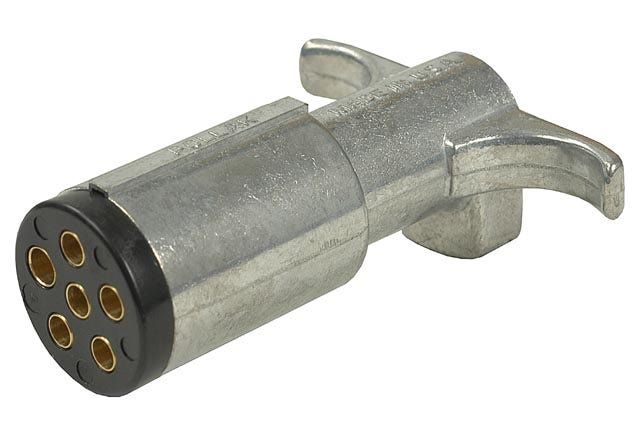 Pollak 11-604Ep Metal 6-Way Plug (10)   Trailer Wiring Connector  Lead Length -
