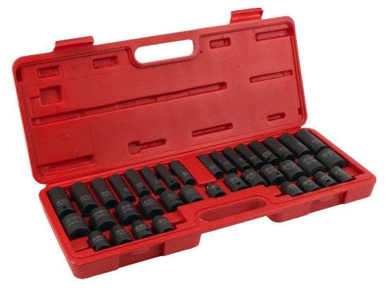 Performance Tool M796 38-Piece Impact Socket Set   38-Piece Impact Socket Set