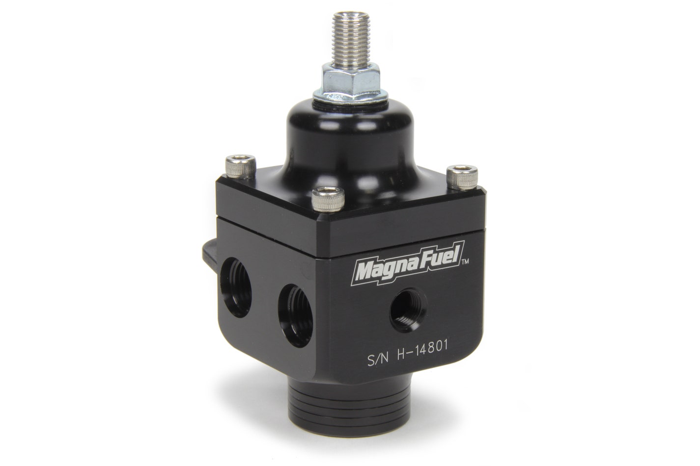 Magnafuel Mp-9433-Blk 4-Port Fuel Regulatorblack Magnafuel  4-Port Fuel