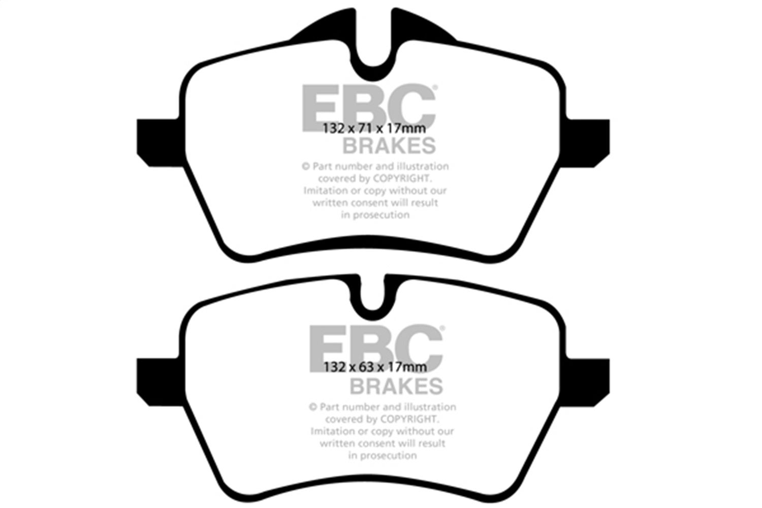 Ebc Brakes Ud1204 Ultimax  Brake Pads   Ultimax  Brake Pads