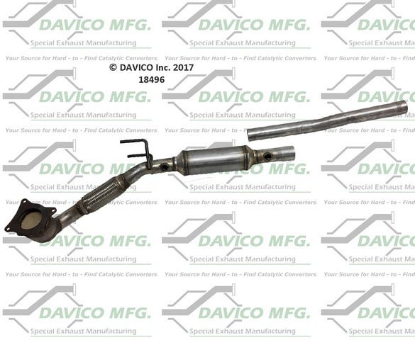 Davico Mfg Catalytic Converter P/N:18496  Catalytic Converter P/N: