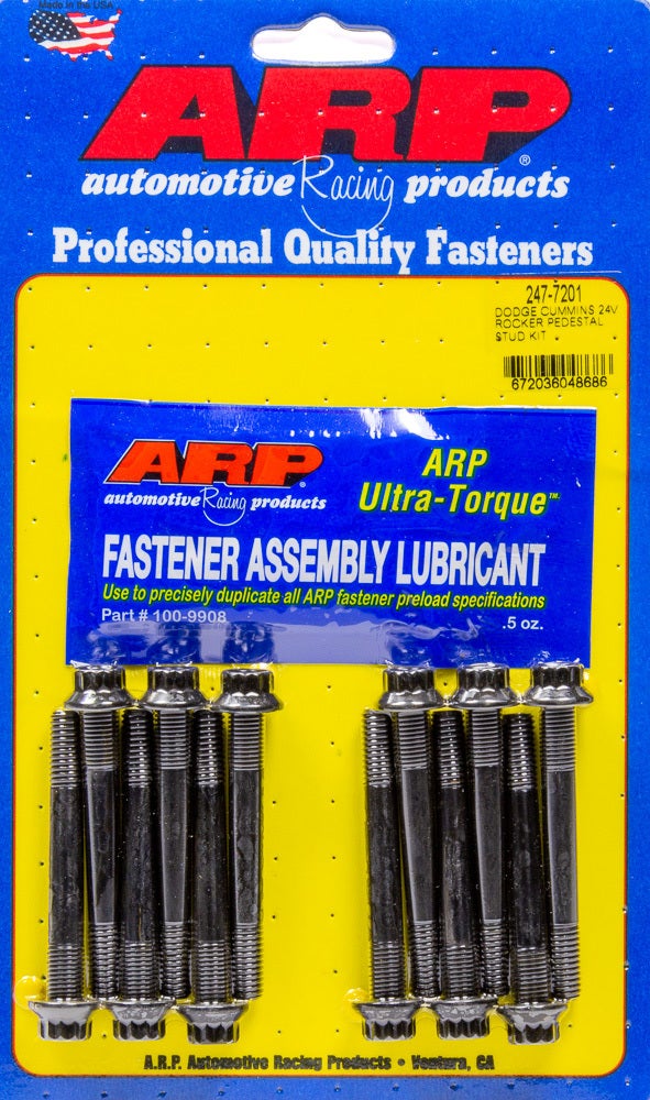 Arp Rocker Arm Stud, Pedestal, 8 Mm X 1.25 Base Thread, 8 Mm X 1.00 Top Thread,