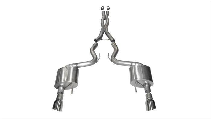 Corsa Performance 14328Gnm Xtreme Cat-Back Exhaust System Fits 15-17 Mustang