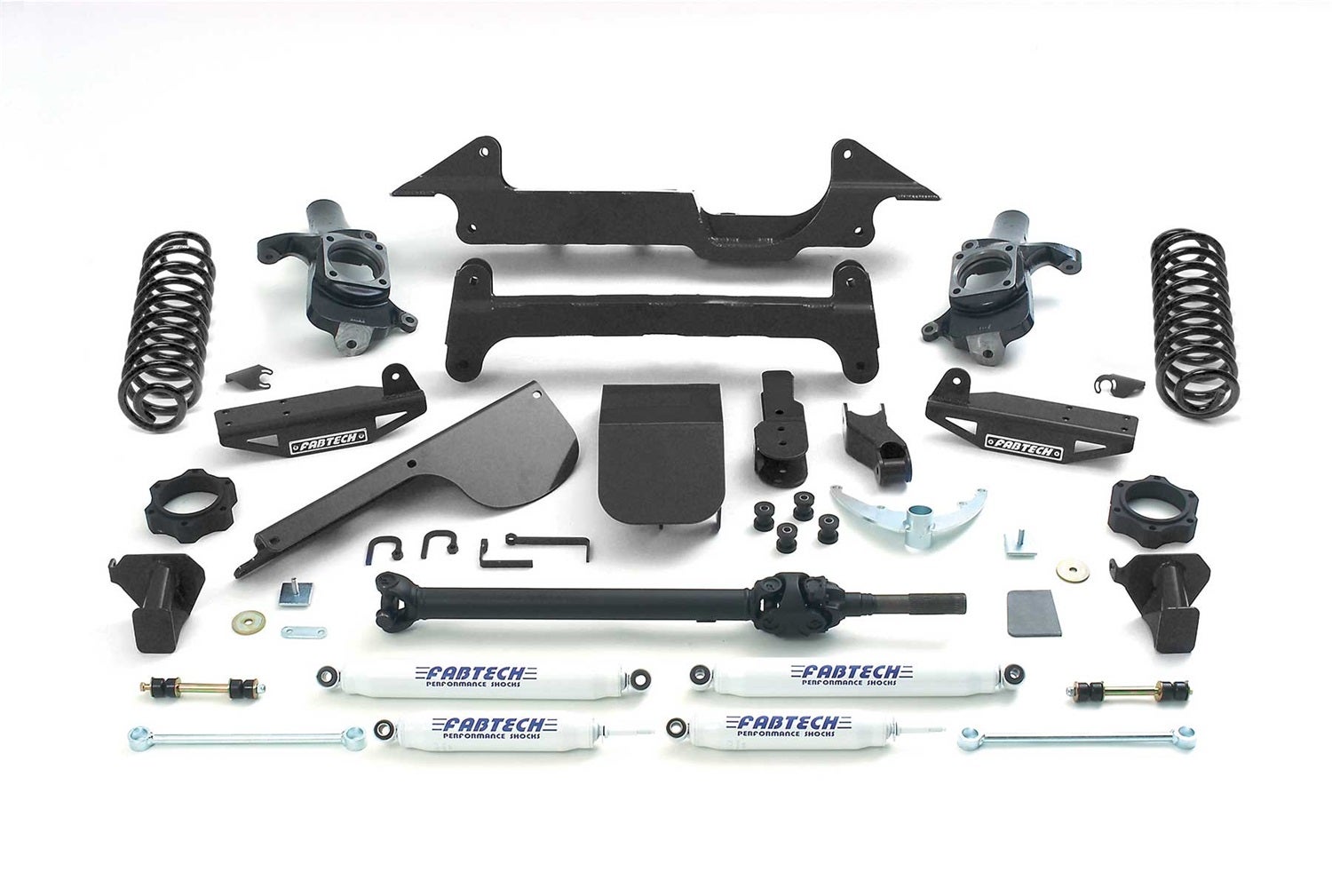 Fabtech K5000 Performance Lift System W/Shocks Fits 03-08 H2   Performance Lift