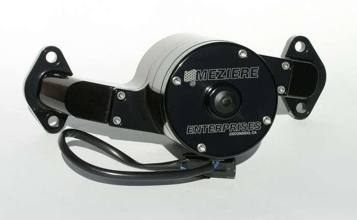 Meziere Wp100s Black Billet Electric Water Pump For Big Block Chevy   Black