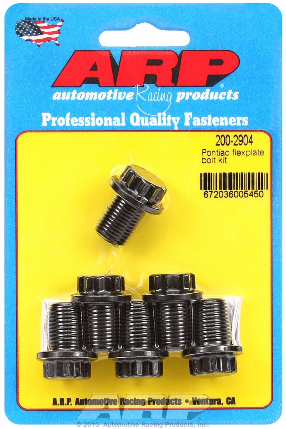 Arp 2002904 Pro Series Flexplate Bolt Kit For Select Pontiac V8 Applications