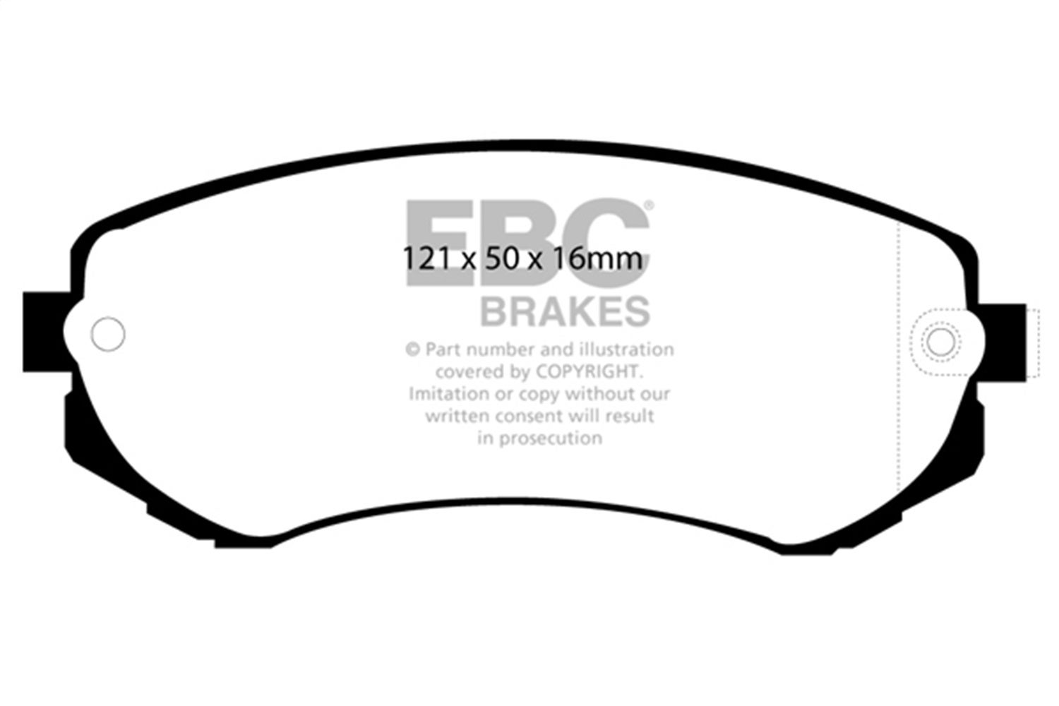 Ebc Brakes Dp21279 Greenstuff 2000 Series Sport Brake Pads Fits 89-96 240Sx