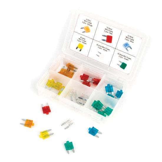 Performance Tool W5377 Mini Fuse Assortment, 30-Piece   Mini Fuse Assortment,