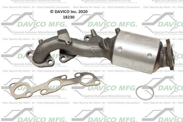 Davico Mfg Catalytic Converter P/N:18230  Catalytic Converter P/N: