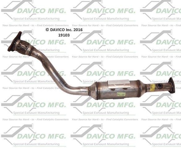 Davico Mfg Catalytic Converter P/N:19103  Catalytic Converter P/N: