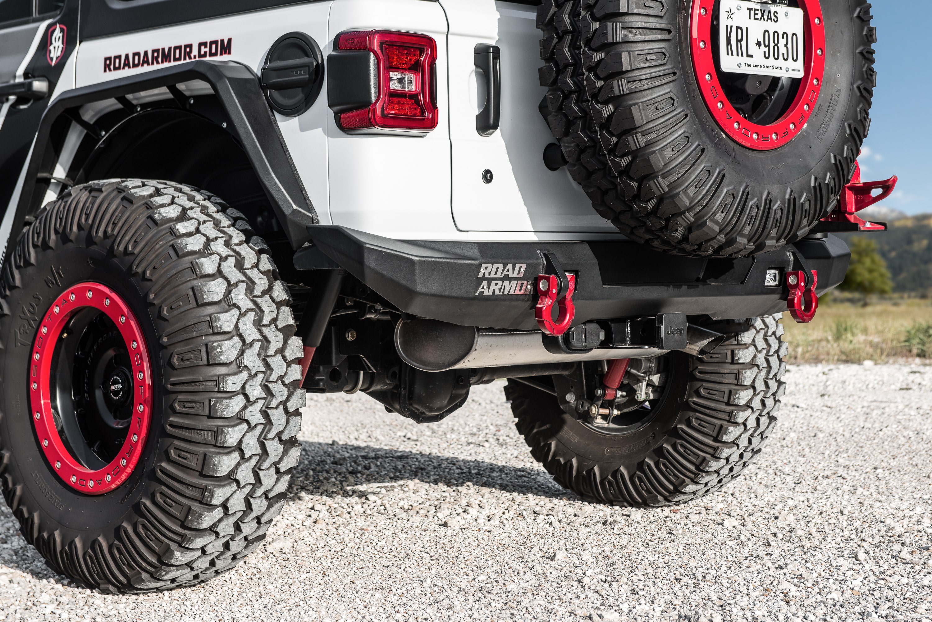 Road Armor 5182R1b-Tc Stealth Rear Bumper Fits 18-23 Wrangler (Jl)   Stealth