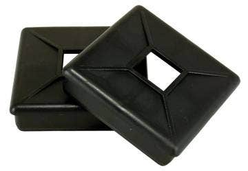 Jr Products 358-A 4" Rubber Bumper Plug   Bumper End; Color - Black, Material -