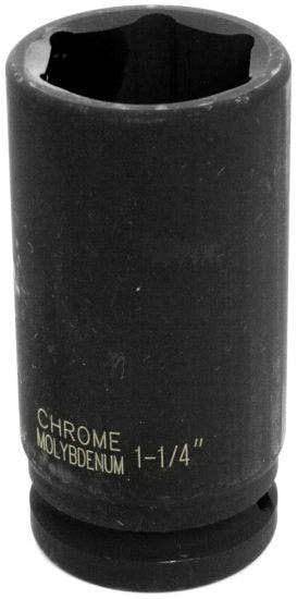 Performance Tool M742-40 3/4" Dr 1-1/4" Dw Impact Socket   3/4  Dr 1-1/4  Dw