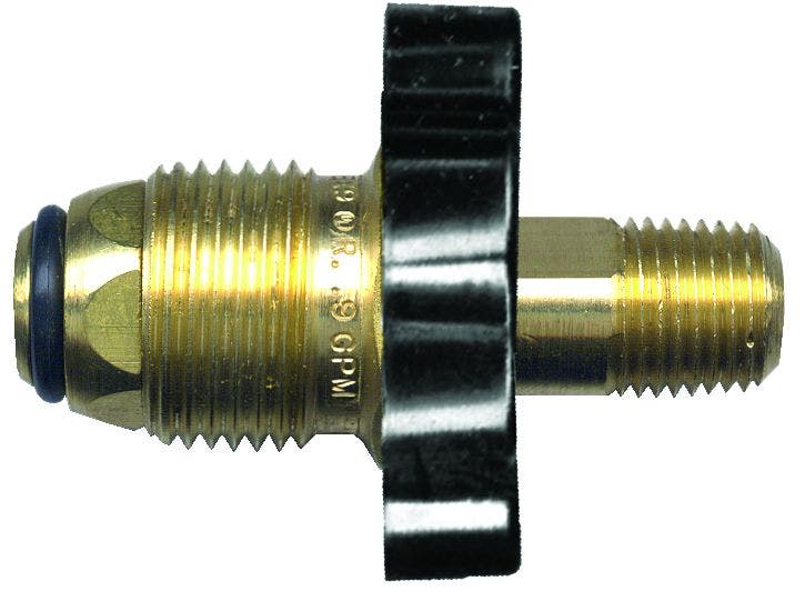 Jr Products 07-30085 Excess Flow Pol   Propane Adapter Fitting; End Size1 - 1/4