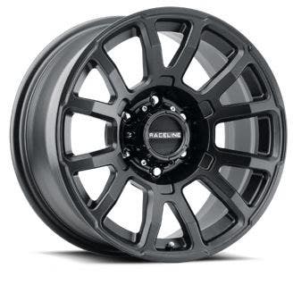 Raceline 950B-29050-00 Gauge Satin Black 20X9 5X127 0Mm   Gauge Satin Black 20X9