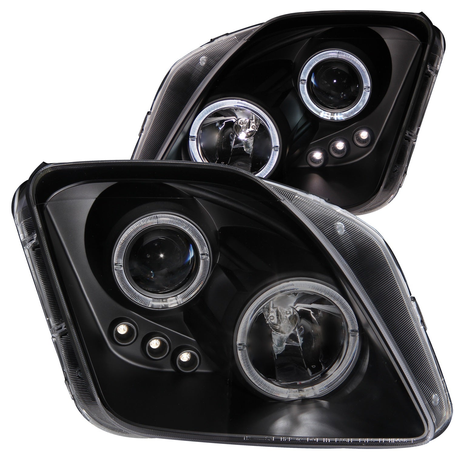Anzo Usa 121341 Projector Headlight Set W/Halo Fits 97-01 Prelude   Projector