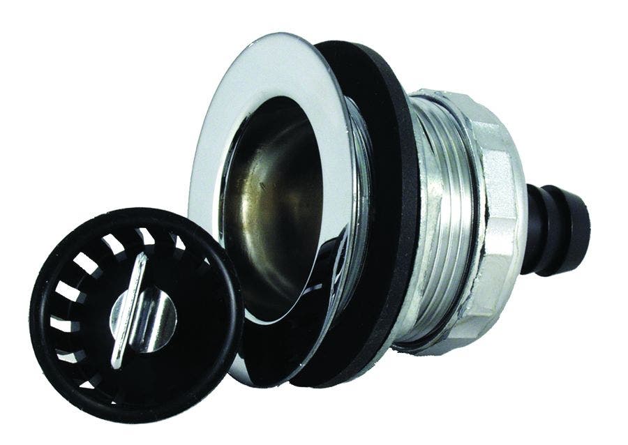 Jr Products 9490-217-022 Strainer With Basket Tail Flange Slip Nut Kit   Sink