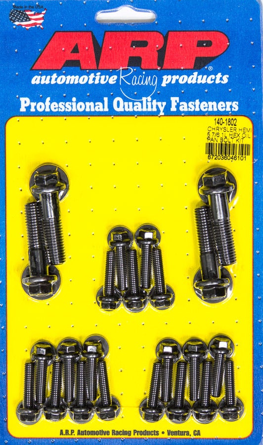 Arp 140-1802 Oil Pan Bolt Kit (Oil Pan 6Pt Mopar 5.7L/6.1L Hemi) Arp  Oil Pan