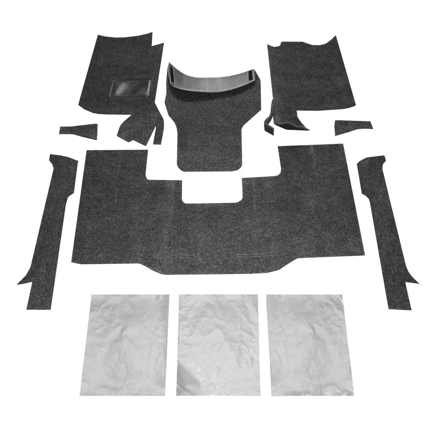 Bedrug Brcyj76f Bedrug Floor Kit Fits 76-95 Cj7 Wrangler (Yj) Bed Rug  Carpet ;