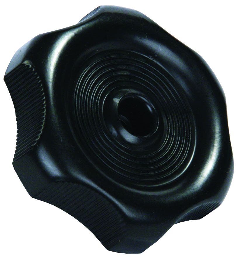 Jr Products 20345 Window/Vent Knob Handle - 1", Black   Window Crank Knob; Color