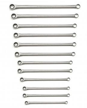 Gearwrench 12 Piece Gearbox 12 Point Xl Ratcheting Double Box Wrench Set, Metric
