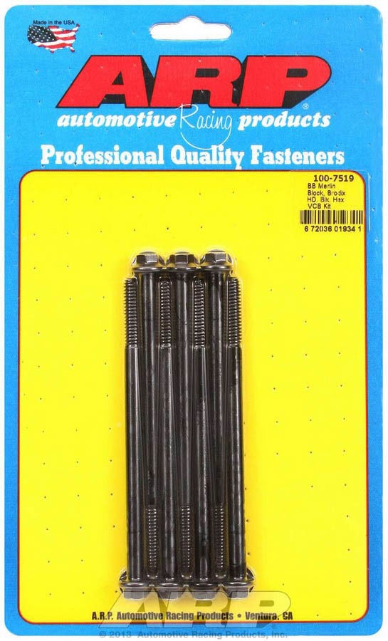 Arp 100-7519 6-Point 1/4"-20 Valve Cover Bolt Kit - 7 Piece Arp  6-Point 1/4 -20