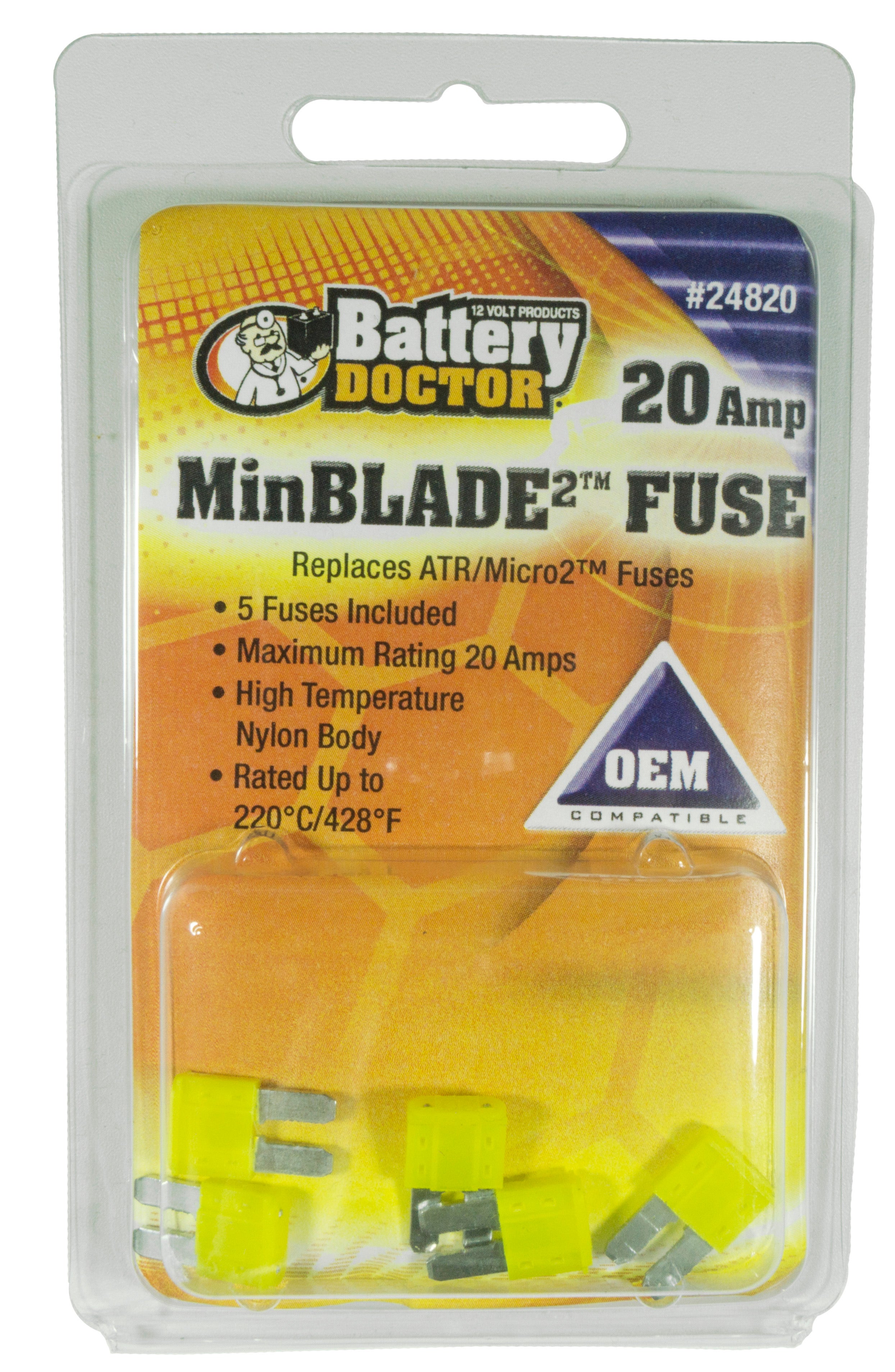 Wirthco 24820 Fuse(Minblade2), 5 Pack   Fuse(Minblade2), 5 Pack