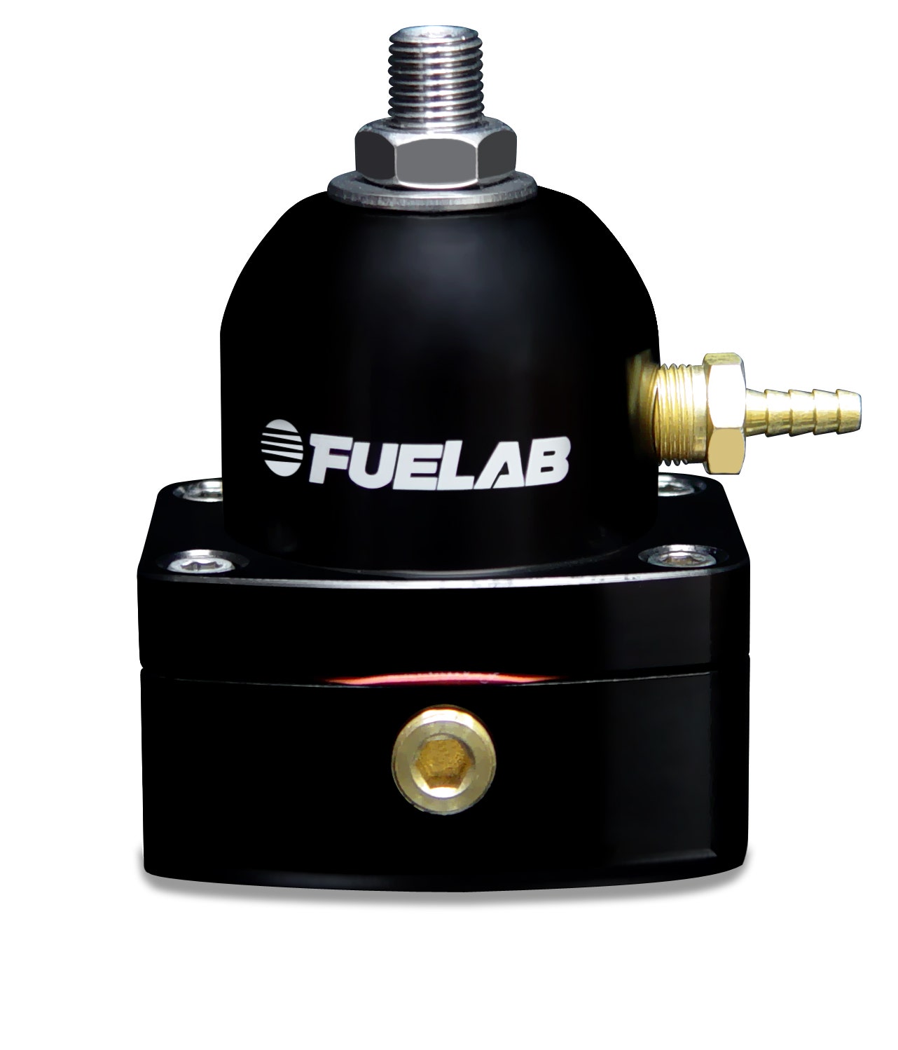 Fuelab 54501-1 Universal Black Efi Adjustable Mini Fuel Pressure Regulator  545