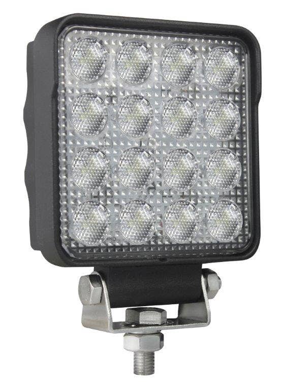 Hella 357106002 Valuefit 4 Square 2.0 Led Close Range Worklight , Black