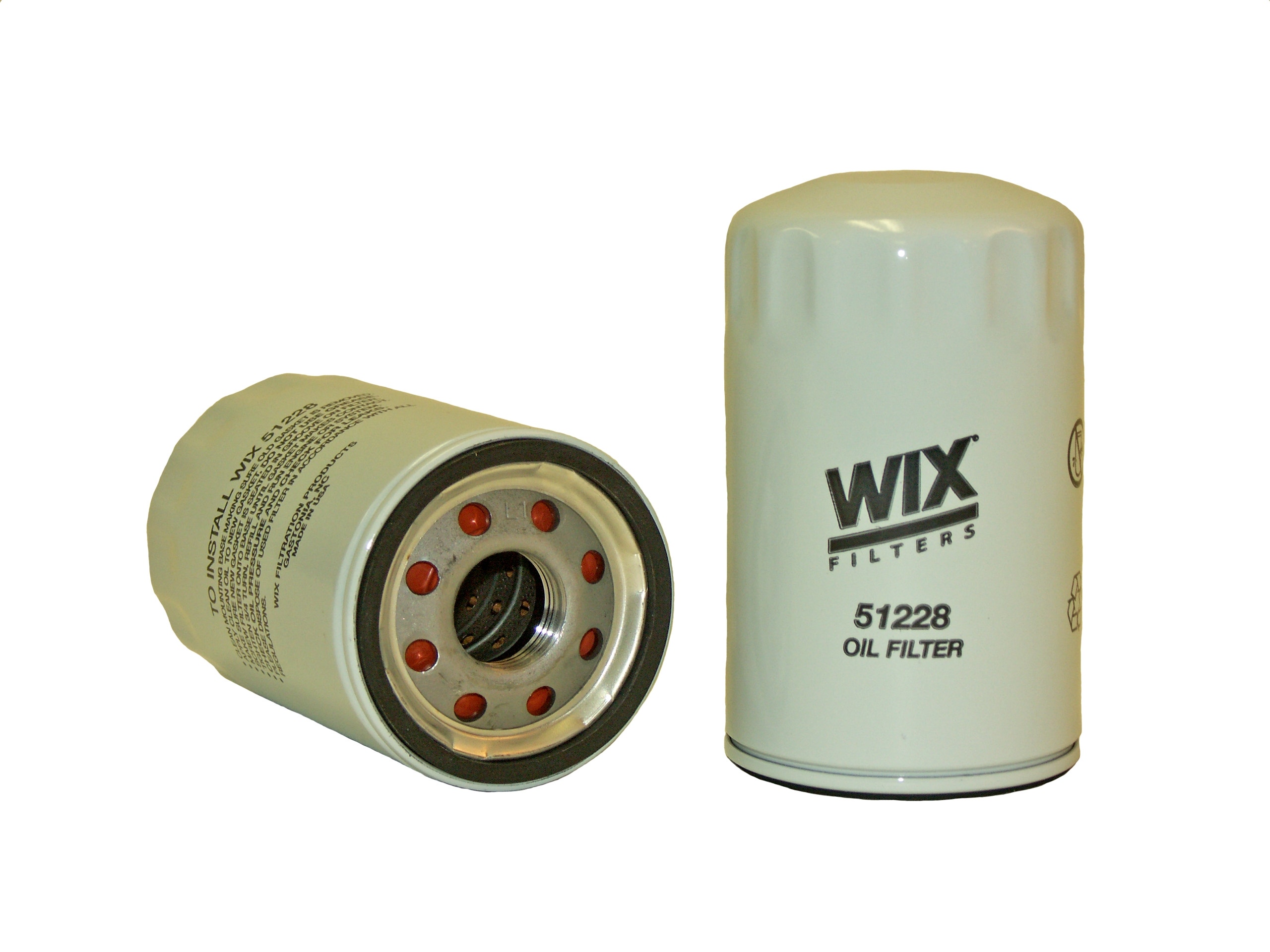 Wix Engine Oil Filter P/N:51228  Filters- Powersport 51215 Oil Filter; Type -