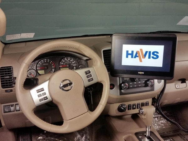 Havis Mounting Kit (Dashboard Mount) For Monitor - Mounting Interface: 75 X 75