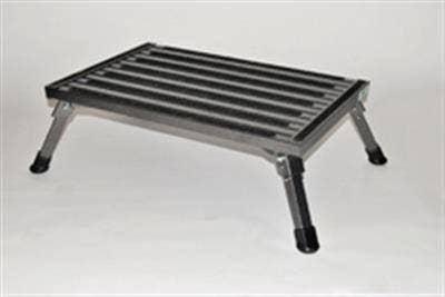 Xl Folding Step  Gray   Step Stool; Type - One Step, Length (In) - 24 Inch,