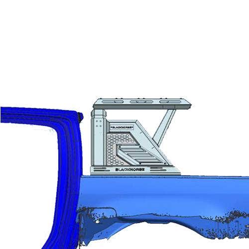 Black Horse Off Road Armour Ii Roll Bar Black Steel Ar2-01B  Armour Ii Roll Bar