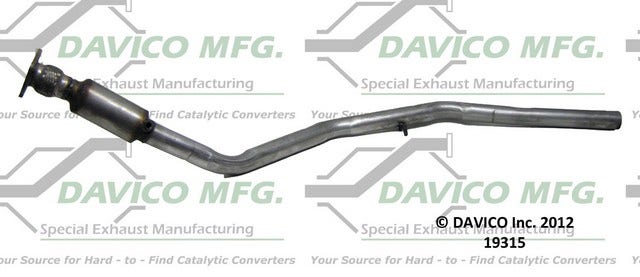 Davico Mfg Catalytic Converter P/N:19315  Catalytic Converter P/N: